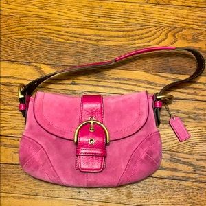 Cute Vintage Coach Hot Pink Purse